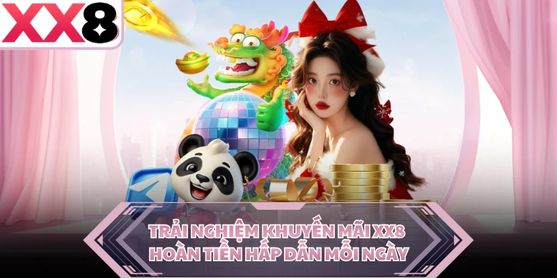 Trải nghiệm khuyến mãi XX8 hoàn tiền hấp dẫn mỗi ngày